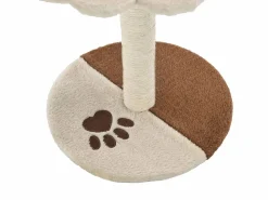 Clicnbuy Juego De Animales|Rascador para gatos con poste de sisal 40 cm y marrón