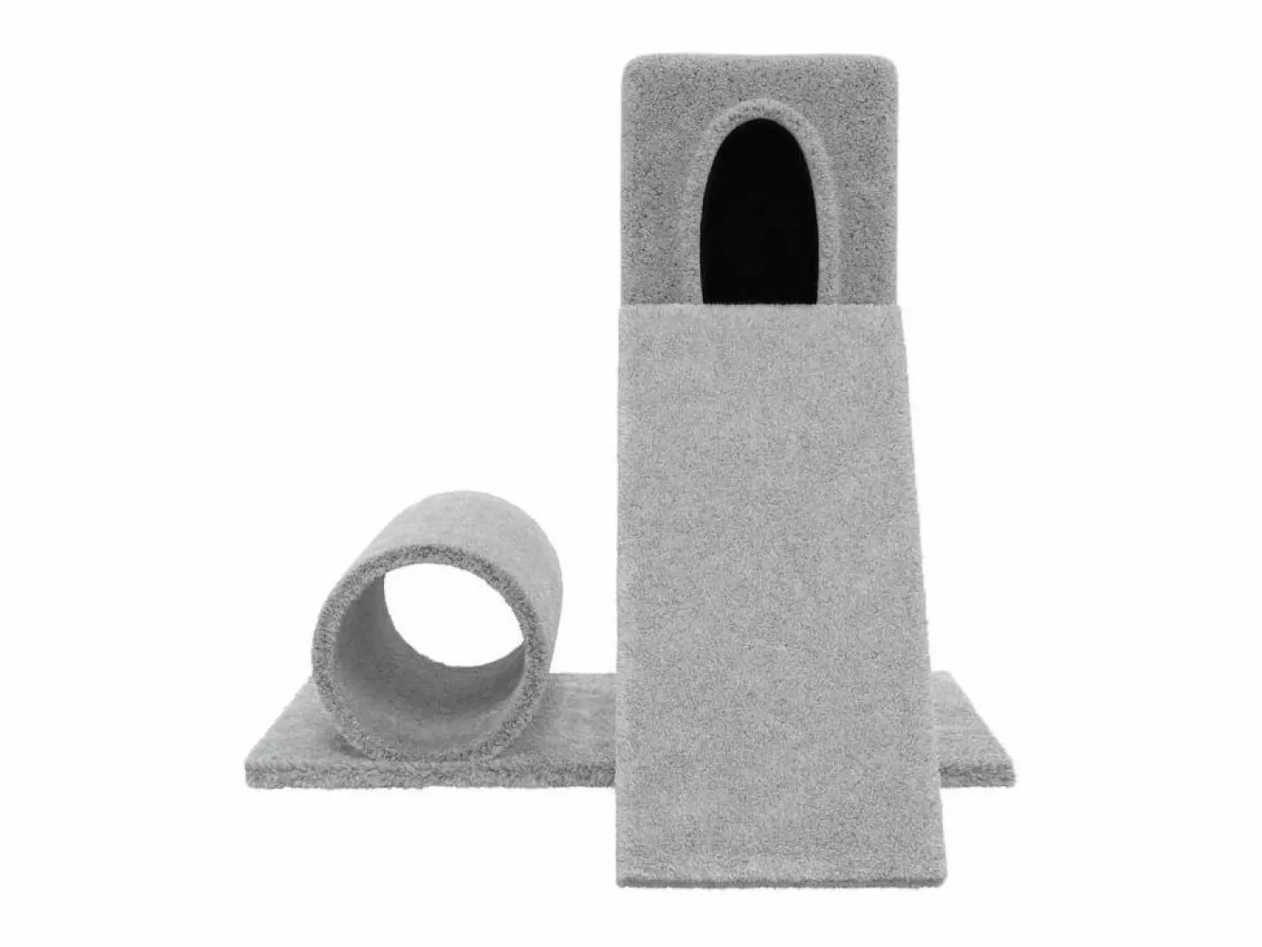Clicnbuy Juego De Animales|Rascador para gatos con postes de sisal claro 59 cm