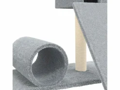 Clicnbuy Juego De Animales|Rascador para gatos con postes de sisal claro 59 cm