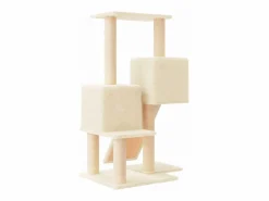 Clicnbuy Juego De Animales|Rascador para gatos con postes de sisal color 82 cm
