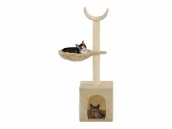 Clicnbuy Rascador para gatos con poste de sisal 105 cm Beige Outlet