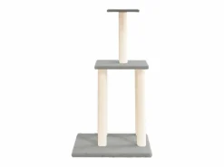 Rascador para gatos con postes de sisal claro 85,5 cm^Clicnbuy Outlet