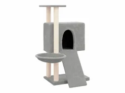 Rascador para gatos con postes de sisal claro 96 cm^Clicnbuy Online
