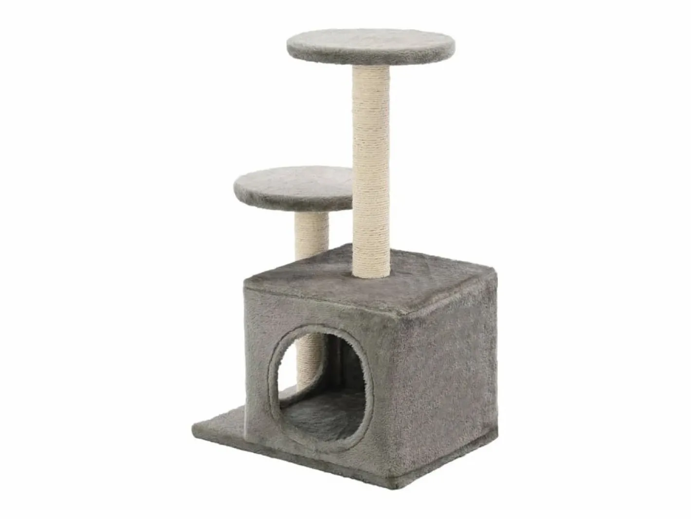 Clicnbuy Rascador para gatos con poste rascador de sisal 60 cm Gris Outlet