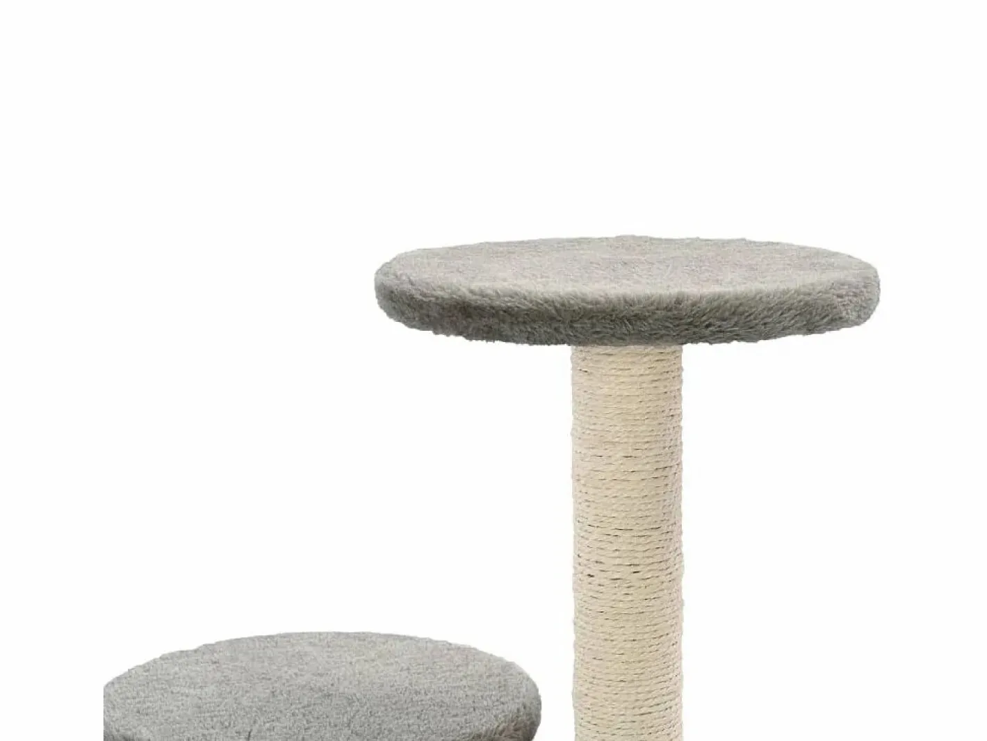 Clicnbuy Rascador para gatos con poste rascador de sisal 60 cm Gris Outlet