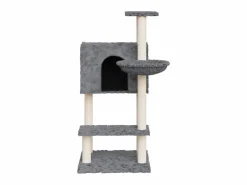 Rascador para gatos con postes de sisal oscuro 108,5 cm ES826678^ Online