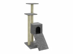 Rascador para gatos con postes de sisal claro 92 cm^Clicnbuy Outlet