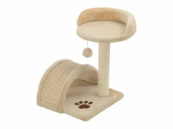 Rascador para gatos con poste de sisal 40 cm y marrón ES823293^ Best