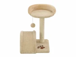 Rascador para gatos con poste de sisal 40 cm y marrón ES823293^ Best