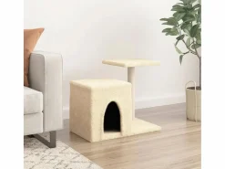 Clicnbuy Rascador para gatos con postes de sisal color 50,5 cm Crema Discount