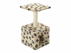 Clicnbuy Juego De Animales|Rascador para gatos con poste de sisal 55 cm huellas