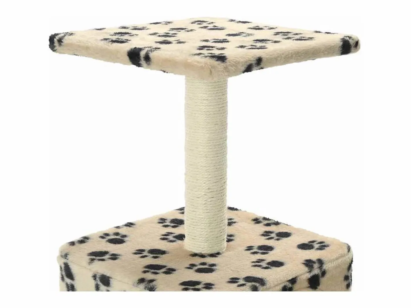 Clicnbuy Juego De Animales|Rascador para gatos con poste de sisal 55 cm huellas
