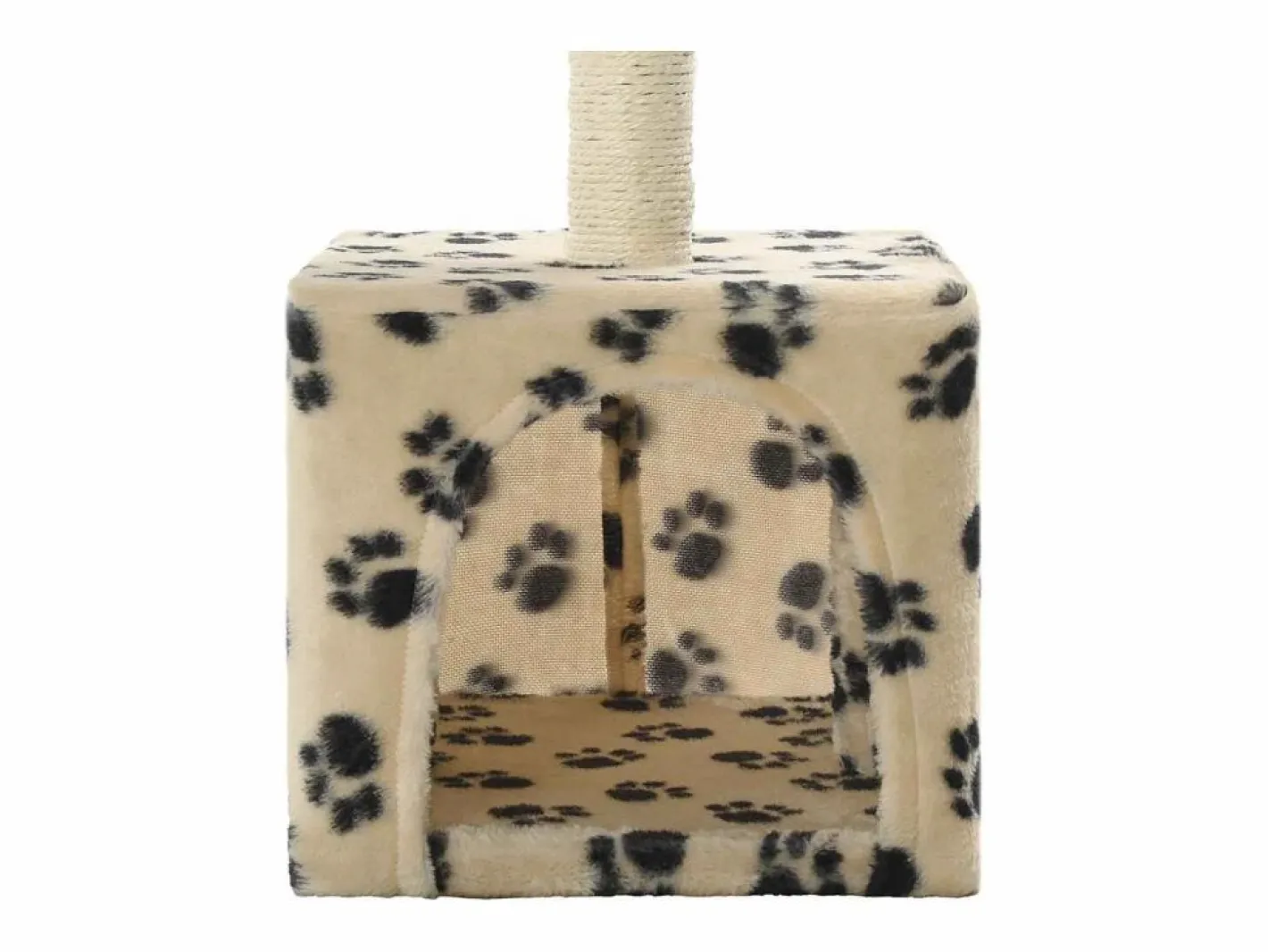 Clicnbuy Juego De Animales|Rascador para gatos con poste de sisal 55 cm huellas