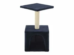 Rascador para gatos con poste de sisal 55 cm oscuro^Clicnbuy