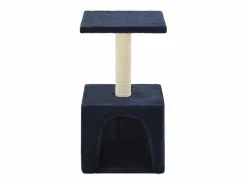 Rascador para gatos con poste de sisal 55 cm oscuro^Clicnbuy