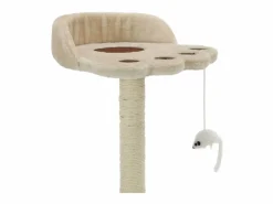 Rascador para gatos con poste de sisal 40 cm y marrón ES406975^ Sale