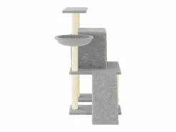Clicnbuy Rascador para gatos con postes de sisal claro 96,5 cm Gris Outlet