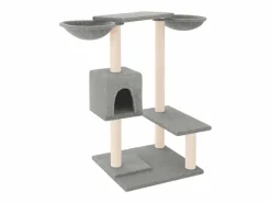 Rascador para gatos con postes claro 82 cm^Clicnbuy Outlet