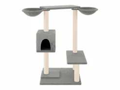 Rascador para gatos con postes claro 82 cm^Clicnbuy Outlet