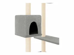 Rascador para gatos con postes claro 82 cm^Clicnbuy Outlet