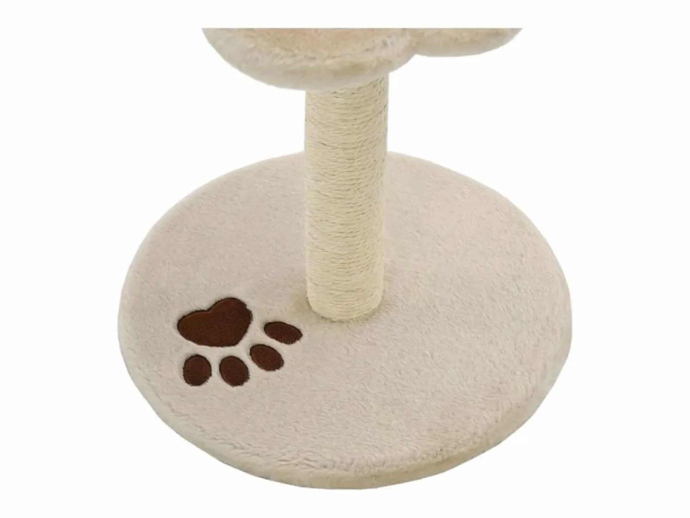 Clicnbuy Juego De Animales|Rascador para gatos con poste de sisal 40 cm y marrón