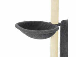 Rascador para gatos con postes de sisal oscuro 96,5 cm^Clicnbuy New