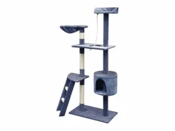 Rascador para gatos poste rascador de sisal 150 cm oscuro^Clicnbuy Hot