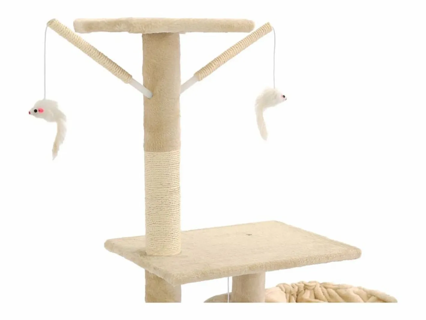 Rascador para gatos poste rascador de sisal 230-250 cm^Clicnbuy Outlet