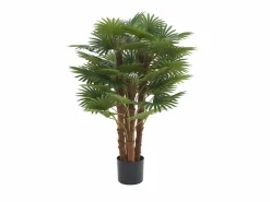 OZAIA Árbol artificial tipo palmera con tronco natural RHAPIS Verde Best