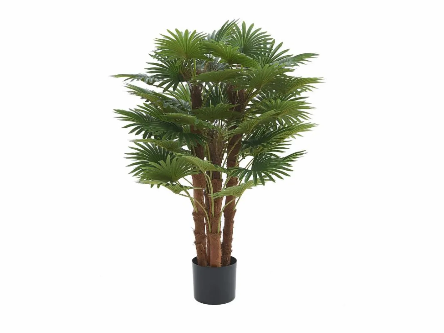 OZAIA Árbol artificial tipo palmera con tronco natural RHAPIS Verde Best