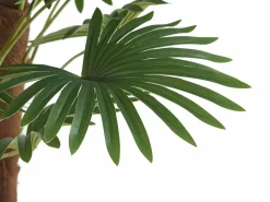 OZAIA Árbol artificial tipo palmera con tronco natural RHAPIS Verde Best