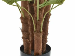 OZAIA Árbol artificial tipo palmera con tronco natural RHAPIS Verde Best