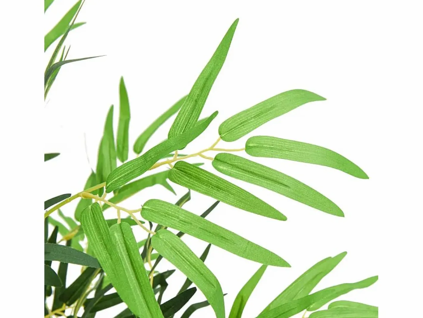 Árbol de bambú artificial con 730 hojas 120 cm ES140567 Verde Clearance