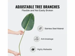 Planta Artificial|Árbol del Paraíso Artificial SucceBuy de 1,5 m, Planta Artificial
