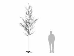 vidaxl Iluminación Exterior|Árbol LED con flor de cerezo 672 LED blanco cálido 400 cm