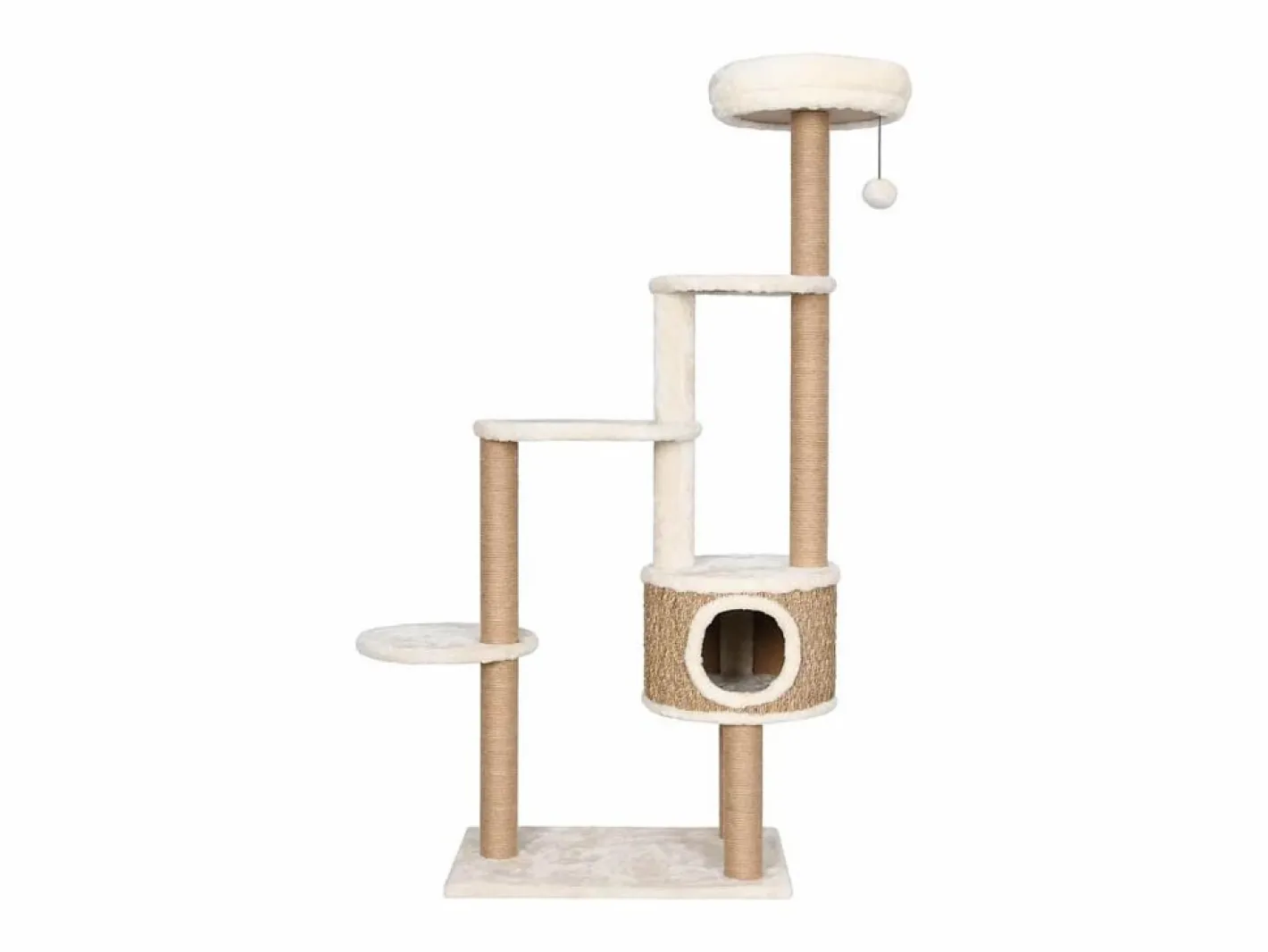 Árbol para gatos cojín lujo poste rascador hierba marina 148 cm^Clicnbuy Clearance