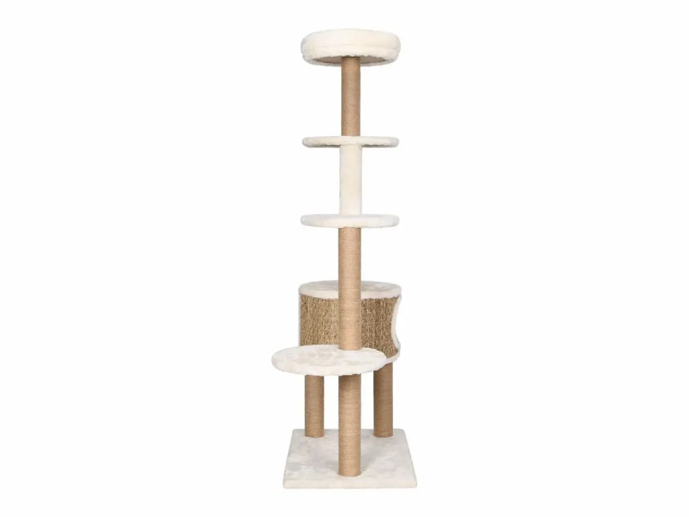 Árbol para gatos cojín lujo poste rascador hierba marina 148 cm^Clicnbuy Clearance
