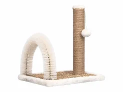 Clicnbuy Juego De Animales|Árbol para gatos con cepillo de aseo y poste rascador