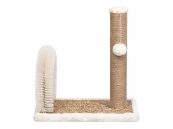 Clicnbuy Juego De Animales|Árbol para gatos con cepillo de aseo y poste rascador