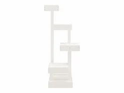vidaxl Árbol para gatos madera maciza de pino 45,5x49x103 cm Blanco Online
