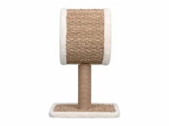 Árbol para gatos túnel superior y juguete hierba marina 56 cm ES219492 Beige Outlet