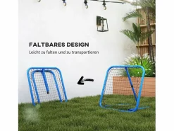 Reboteador de fútbol ajustable, 63 x 63 cm, metal, (78 x 84 x 65-78 cm)^ Best