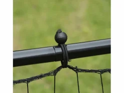 Reboteador de fútbol ajustable, de metal, (96x80x96 cm) Negro Online
