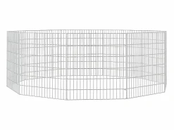 Transportín De Paseo Para Animales|Recinto animales corral 10 paneles hierro galvanizado 54x60 cm ES540616