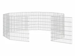 Transportín De Paseo Para Animales|Recinto animales corral 10 paneles hierro galvanizado 54x60 cm ES540616