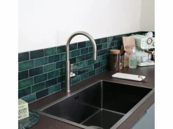 Essebagno Reflet mezclador para fregadero estilo acero inoxidable Bronce