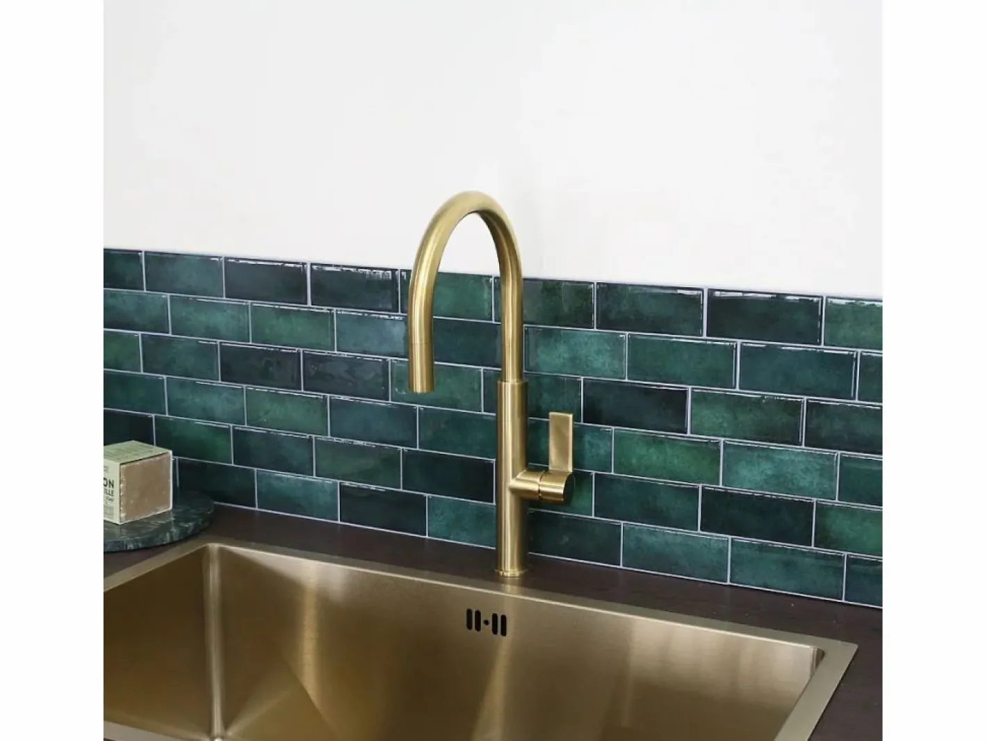 Essebagno Reflet mezclador para fregadero cepillado Dorado Discount