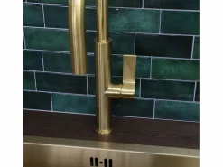 Essebagno Reflet mezclador para fregadero cepillado Dorado Discount