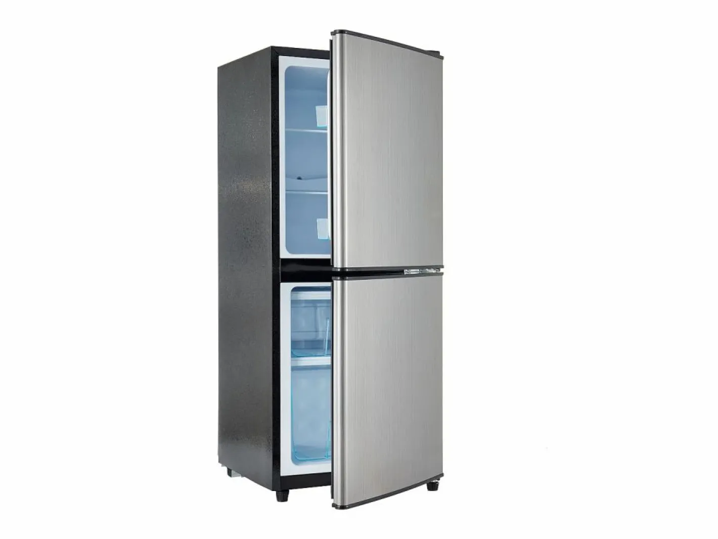 Refrigerador de 106 litros con 7 configuraciones de temperatura e iluminación LED -^Hauss Spole