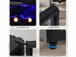 Refrigerador de 76 litros con iluminación LED - Estantes ajustables -^Hauss Spole Sale